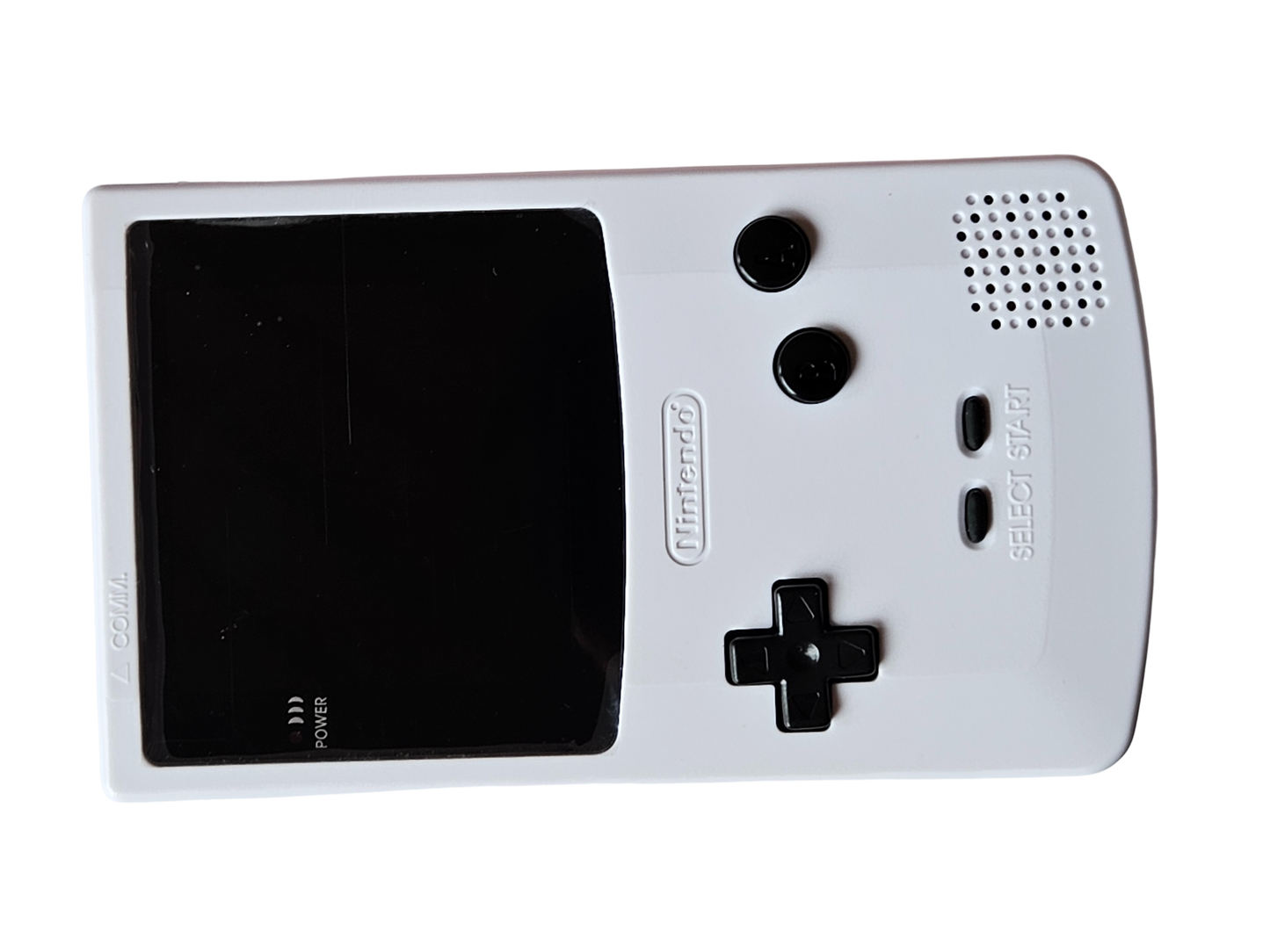 Custom Game Boy Color - Vit - IPS-skärm