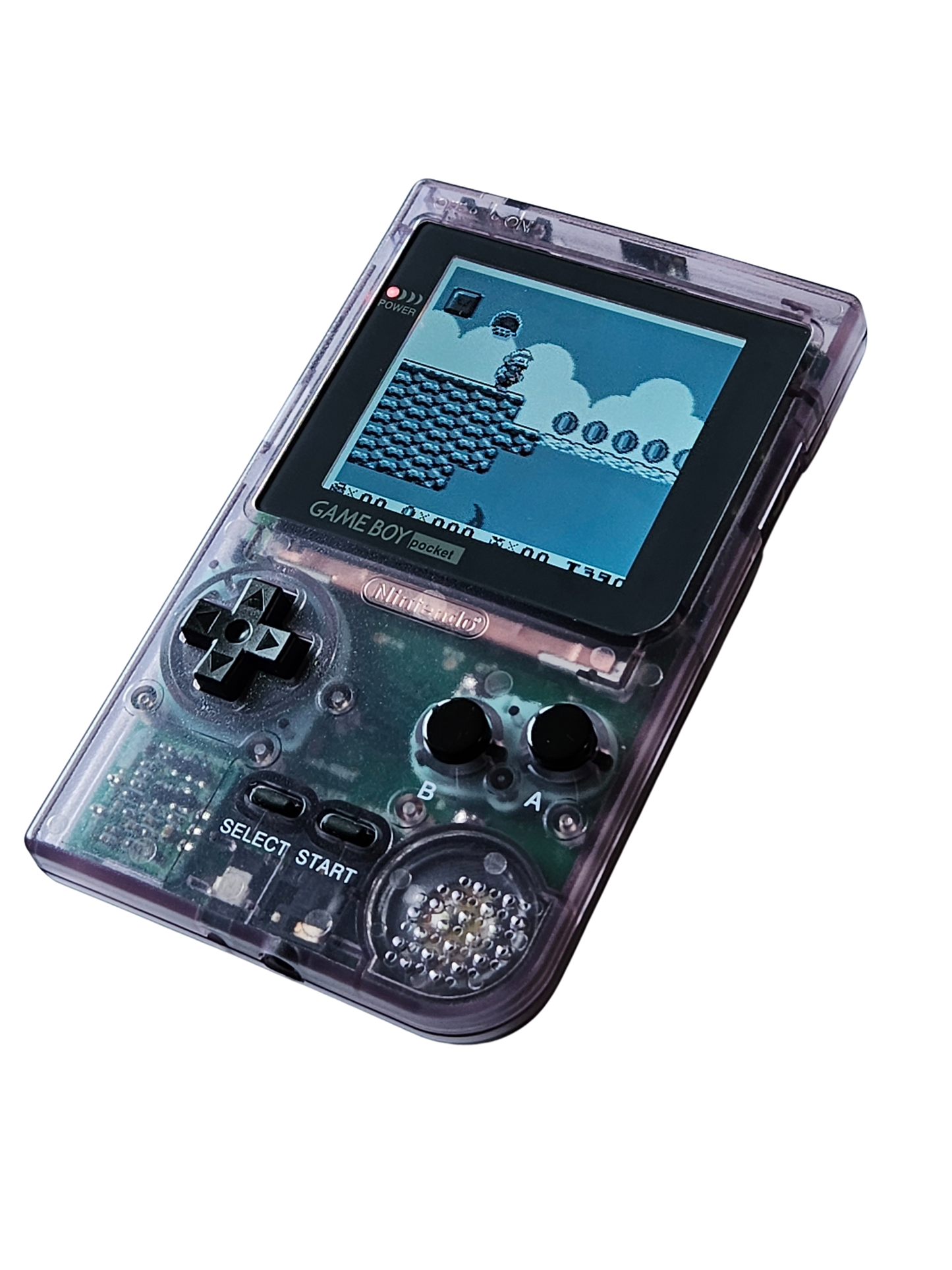 Custom Game Boy Pocket - Atomic Purple - IPS-Skärm