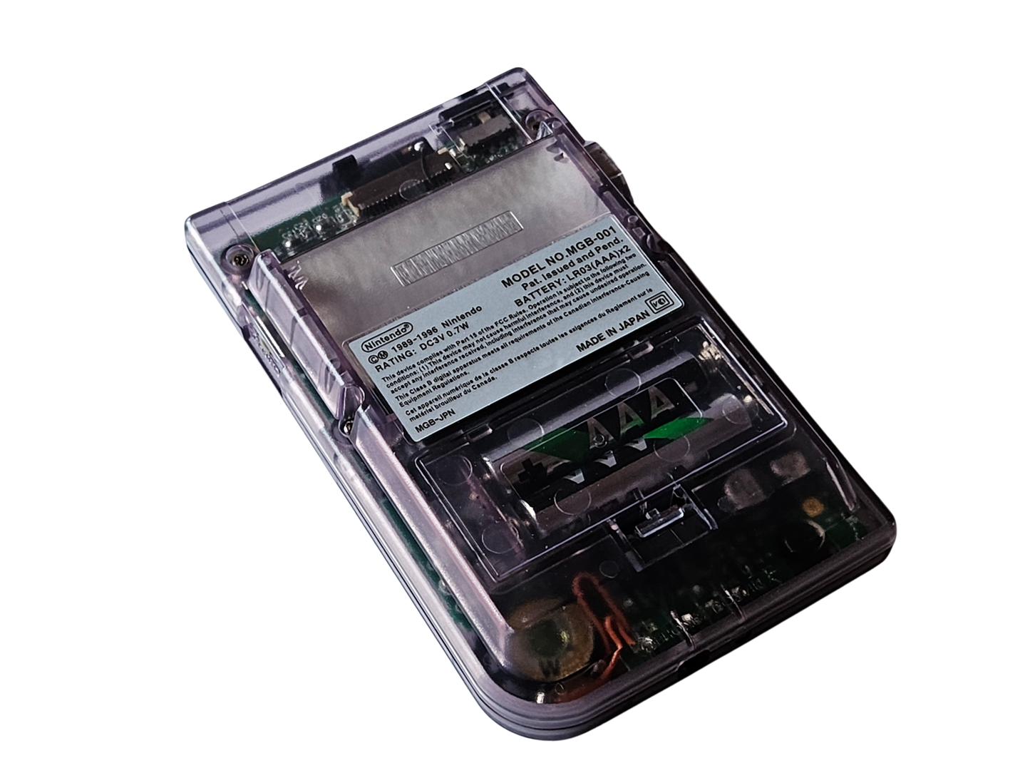 Custom Game Boy Pocket - Atomic Purple - IPS-Skärm