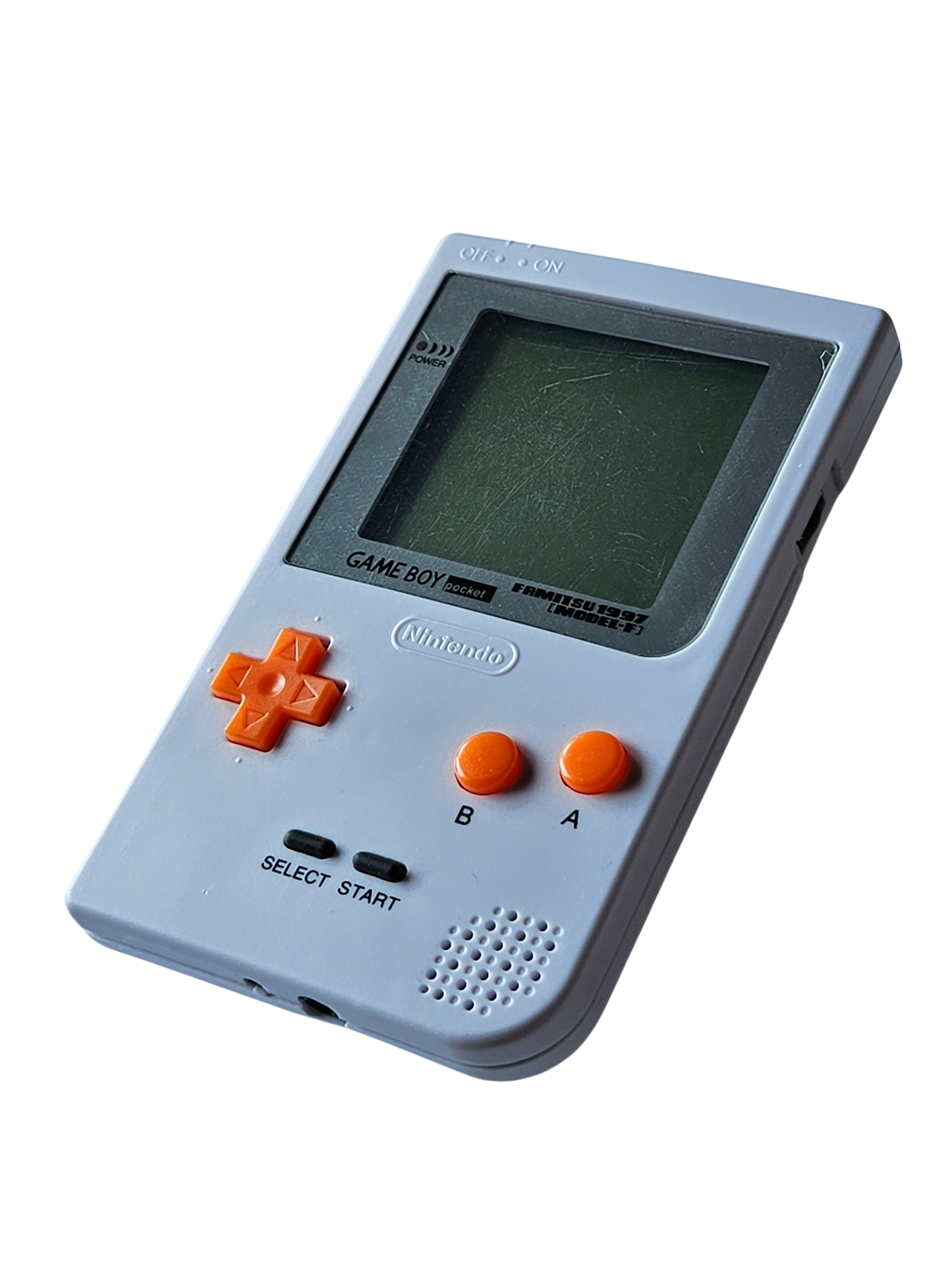 Custom Game Boy Pocket - Vit - Originalskärm