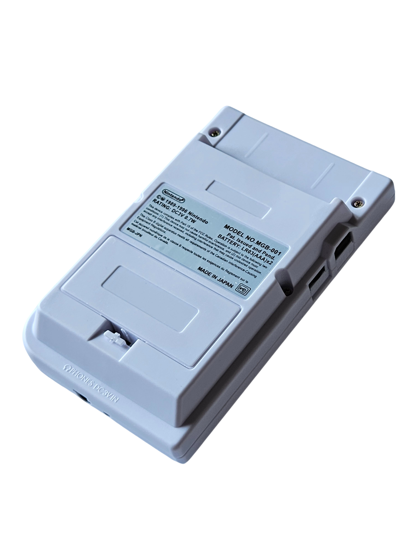 Custom Game Boy Pocket - Vit - Originalskärm