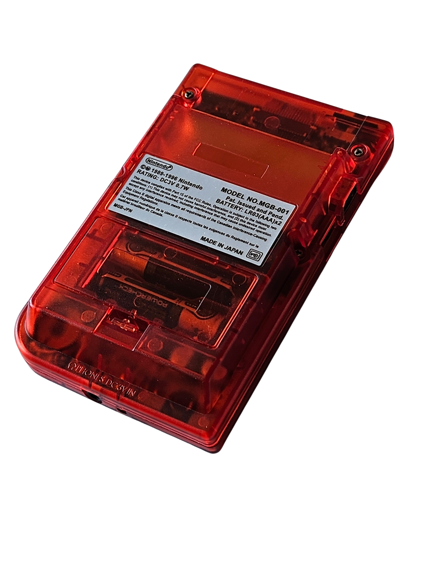 Custom Game Boy Pocket - Röd - Originalskärm