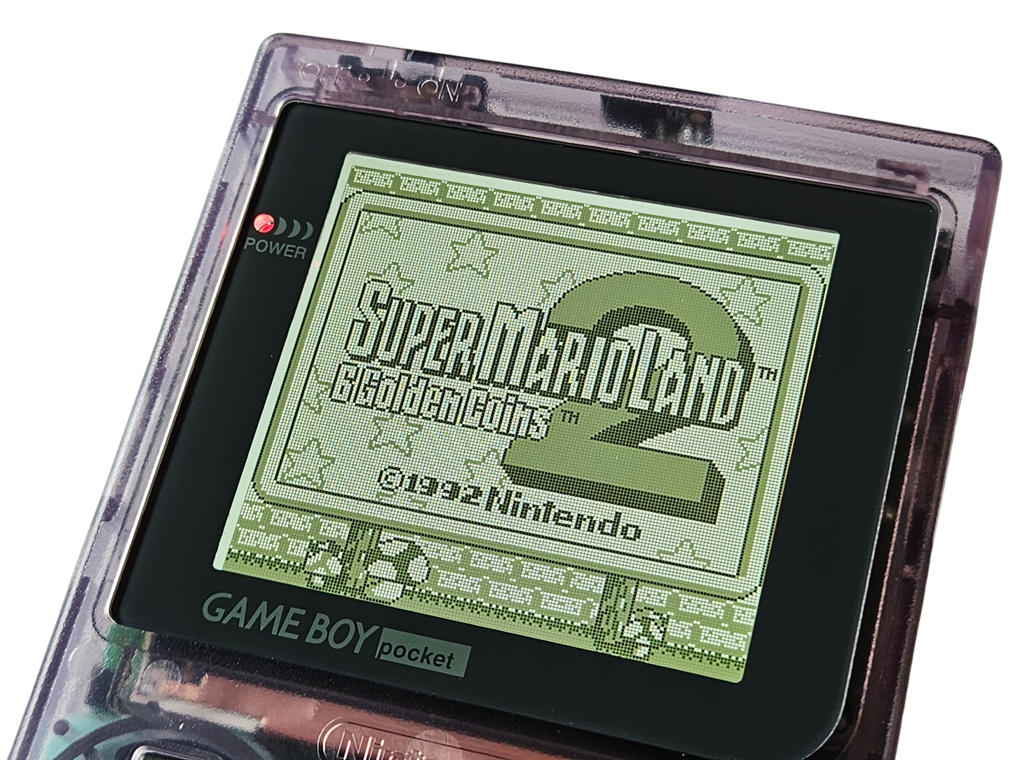 Custom Game Boy Pocket - Atomic Purple - IPS-Skärm